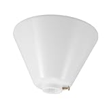 SHINEOFI 1 Set Decorative Cone Shaped Canopy Cover for Ceiling Fan Easy Installation Fan Dust Cover Broad Compatibility for Various Models Chic Design for Home Decor