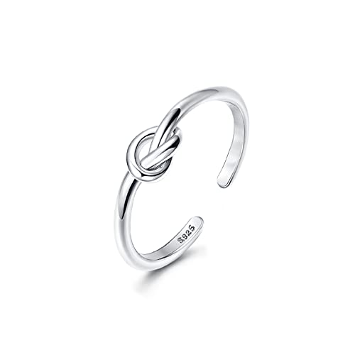 Image of Milacolato 925 Sterling Silver Toe Rings for Women 18K White Gold Plated Arrow Heart Infinity Vintage Celtic Knot Teardrop Daisy Flower Stylish Toe Rings Adjustable Toe Band Rings Summer Beach Foot Jewelry
