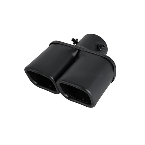 Embout pot d'échappement carré universel noir pour sublimer votre voiture