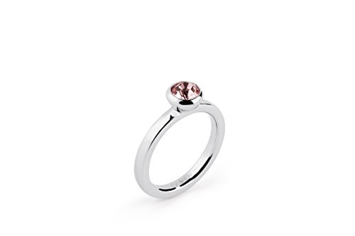 Dolcezza – Acciaio 316L e cristallo light amethyst Swarovski Elements.