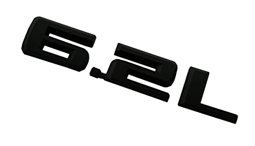 Image of CDD New 2019-2021 6.2L Hood Emblems 3D Badge Replacement for Chevy Silverado 1500 2500HD (Matte Black)