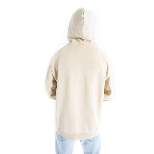 FUBU Khaki Garment Washed Script Hoodie, Large4