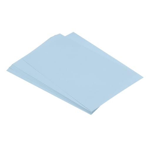 Papel A4 azul claro sourcing map para manualidades y origami creativo