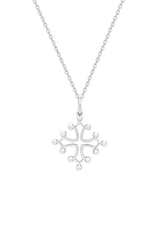 TALISMAN JEWELLERY Pendentif en Argent 925 - Croix Occitane/Croix de Toulouse (22 MM)