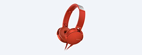 Sony MDR-XB550AP Hoofdtelefoon bedraad (Extrabass, Headset Met Microfoon) Rood - Afbeelding 3