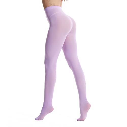 Image of Frola Semi Opaque Tights for Women 40 Denier Matte Solid Color Pantyhose Soft Stockings Nylons Under Dress