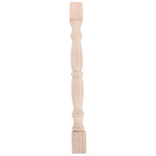 Barandilla de madera para escaleras interiores con balaustres clásicos y soporte resistente
