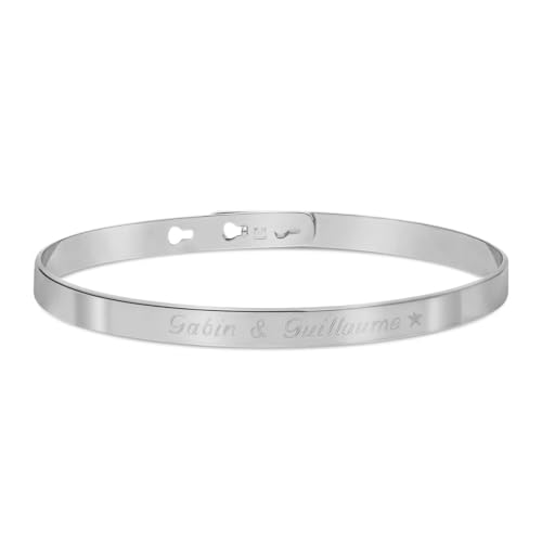 Bracelet jonc gravé en Argent : sublimez votre style au quotidien avec ce bijou chic
