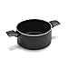 Moneta Recy Casseruola 2 Manici 24 cm Ricicla 64 Lattine, Net Induction, Nero, Corpo Alluminio 100% Riciclato