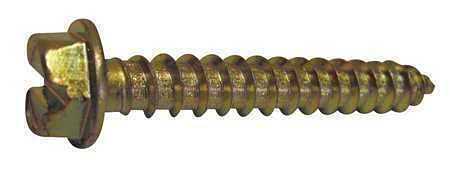 14034Hs Masonry Screw W/Bit, 1/4 X 3/4 in, Pk100