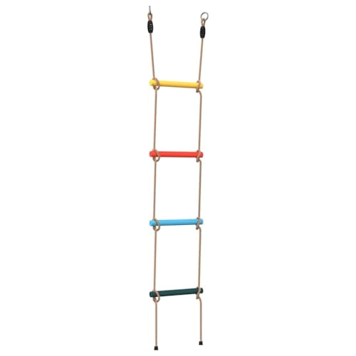 vidaXL Échelle de Corde pour Enfants avec 4 échelons Multicolore, échelle d'escalade,...