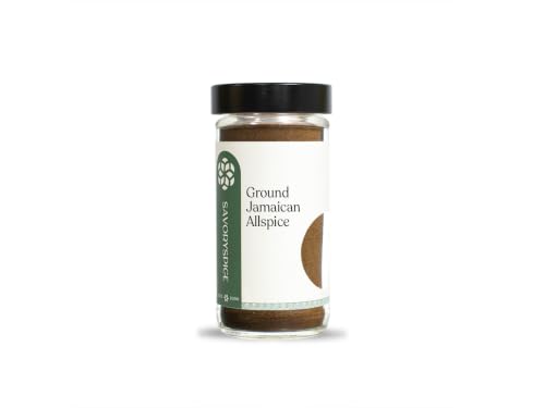 Savory Spice Ground Jamaican Allspice - Allspice Powder with Notes of Cinnamon, Clove & Nutmeg - For Baking, Jerk Chicken, Stews, BBQ Sauces & Holiday Cooking (1.85 oz)