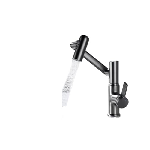 Grifo giratorio monomando con pantalla térmica y rociador para agua templada 4