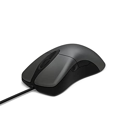 Microsoft Classic Intellimouse - Gray. Ultra-Slim and Lightweight, Comfortable Ergonomic Design, Wired, USB Mouse for PC/Laptop/Desktop