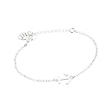  Pulsera de ancla de plata, pulsera de mujer, idea de regalo, joyas de regalo, joya de ancla, pulsera de plata, pulsera de ancla, joya de plata