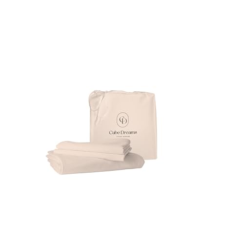 Cube Home, Luxury Bedding 3 Pcs Set (260x220cm Duvet Cover and 2 75x50cm Pillowcases), 100% Natural Bamboo, Soft, Breathable