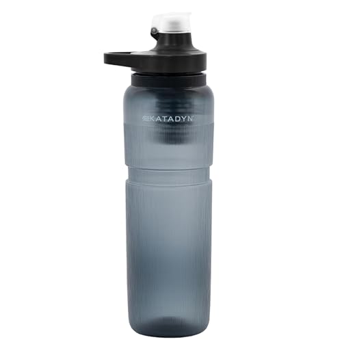 Botella Katadyn BeFree AC de 0.9 L con filtro de agua para exteriores, ultraligera | Fibra hueca y carbón activado | Para camping, senderismo, trekking y viajes | Filtración de agua portátil