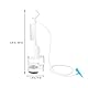 VOANZO 50 mm Fisch-Ei-Inkubator Baby-Fischbrüterei für Buntbarsche, Tropische Fische, geeignet für Tropische Fischaquarien