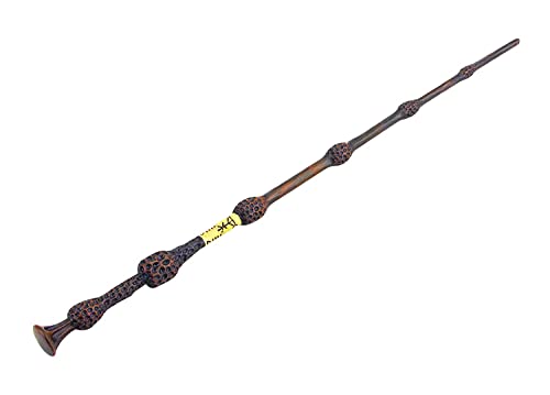 Image of Harry Potter Wizard Wand | Lightweight Polyresin & Metal Magic Wand Attractive Magic Wizard Wands For Harry Potter Fans (Style 1), Brown, Kids