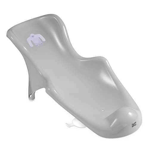 Hylat Baby Accesorio De Baño Para Bebés - Una Valiosa Ayuda Para El Baño De Bebés Y Niños Desde El Nacimiento Hasta Los 6 Meses Aproximadamente. Gris Yeti