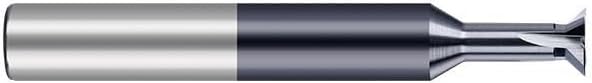 Dovetail Milling Cutter 45 Degrees Tungsten Carbide Milling Cutter Steel Machining Tool,D12x45x6x15x60