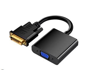 Adaptateur DVI vers VGA avec transmission stable Full HD pour carte graphique et écran Vja