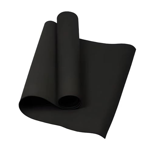 LUYSGBXR Esterilla Yoga Esteras de Yoga de 4MM de Espesor, Estera Antideslizante for Deporte y Fitness, Manta for Ejercicio, Estera de Gimnasia for Yoga y Pilates, Equipo de Fitness(Black)