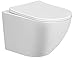Produktbild Verosan+ Wand-WC ALIKI spülrandlos, weiß inkl. WC-Sitz Slim absenkbar und abnehmbar