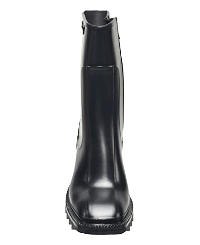 French Connection Women's Kloe Terrain Ankle Booties Comfortable Work Fall Winter Pointy Toe Fashion Shoes Pull On Heeled Hiking Rain Boots for Women4