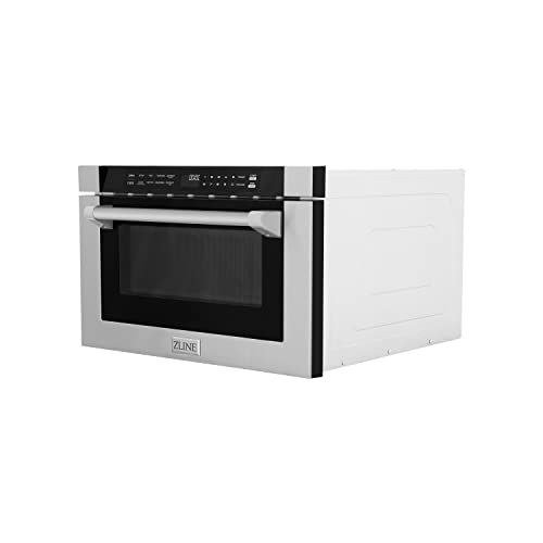 ZLINE-24-12-cu-ft-Built-in-Microwave-Drawer-with-a-Traditional-Handle-in-Stainless-Steel ZLINE 24 12 cu ft Built in Microwave Drawer with a Traditional Handle in Stainless Steel