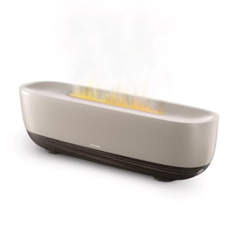 Homedics Fireside Cool Mist Humidifier with Sound & Flame Effect (Khaki) by Homedics - Used condition - US$90.17