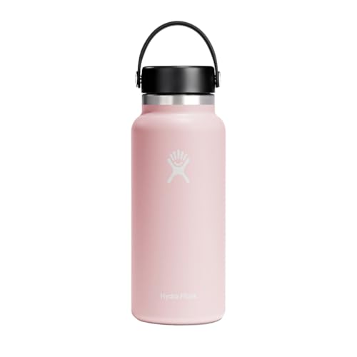 Image of Hydro Flask Water Bottle - Insulated Stainless Steel - Wide Mouth Flex Lid, Non Spill, Leakproof, and Refillable in 32 Oz Trillium