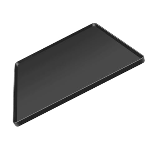 Ciieeo Almohadilla De Silicona Del Refrigerador Mini Estera De Nevera Reutilizable Bandeja De Nevera Pequeña Colchoneta Alfombra De Aire Acondicionado Portátil Black Gel De Sílice