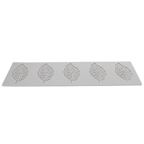 SEWACC Molde de Silicona para Fondant Forma de Hoja Pequeño 75g Molde Creativo para Hornear Pasteles y Dulces Material Seguro para Repostería Casera y Profesional
