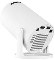 Elinux HY300Pro+ Android 14 Projektör, 720P Çözünürlük, 170 ANSI Lümen, Wi-Fi 6, Bluetooth 5.4, 4K Destekli, Otomatik Düzeltme, 30-130 inç Görüntü, Beyaz - Görsel 3