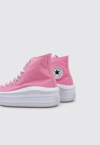 Converse Chuck Taylor All Star Move baskets plateforme blanches pour femme moderne - 5