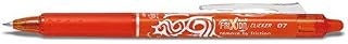 Pilot Clicker 0.7mm Tip Erasable Ink Gel Pen Tattoo Design Orange Ink (Each)