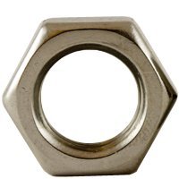 1/2"-13 HEX Nuts JAM COARSE Stain A2 (18-8), Size: 1/2"-13, Length:, Material: Stainless_Steel_18-8, Finish:, Thread Type: UNC (Inch) (Quantity: 100)