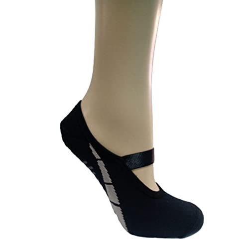 Meias Sapatilhas Antiderrapantes Femininas Pilates Ioga Treino em Academia Não Escorrega Tamanho Úni