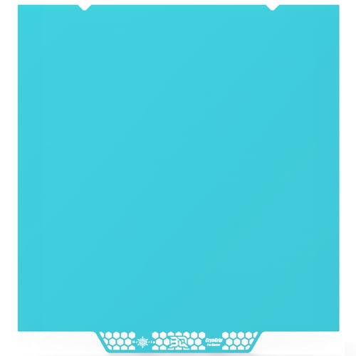 Image of BIQU CryoGrip Pro Glacier Build Plate for K1 Max 3D Printer | Double-Sided Fine Textured Spring Steel Sheet, Firm Adhesion, 310x315mm, 1 Piece