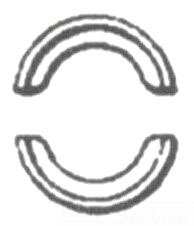 Burndy U1011 Stainless Steel U Die, Index 1011