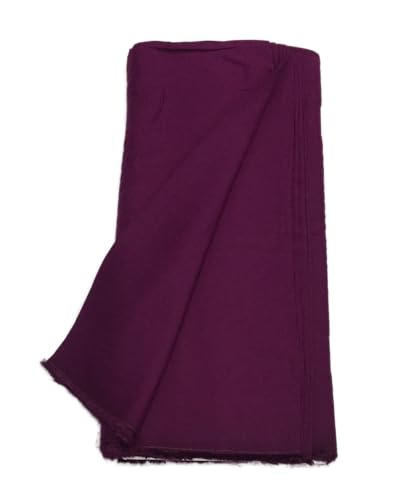 Image of BKRKJ Women's Rayon Cotton Unstitched Fabric by Meter for Sewing Suit Salwar Chudidar Patiyala Kurti Shirt Kameez Blouse Kurta Pyjama (Dark Wine, 1 Meter)