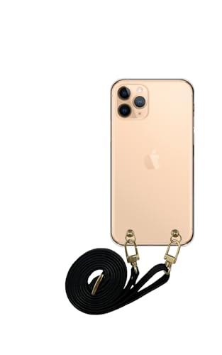 Redmi Note 10T 用 ケース ショルダー レッドミーノート 10T カバー ショルダータイプ 肩掛け 透明 クリア シンプル 無地 ブラック