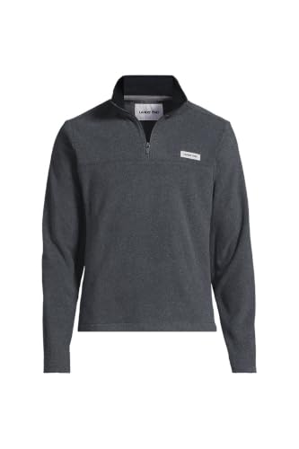 Image of Lands' End Men's Anyweather Fleece Quarter Zip Pullover