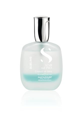 Alfaparf Milano| Semi di Lino Sublime |Cristalli Di Seta - Siero setificante bifasico per tutti i tipi di capelli, 45ml