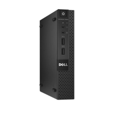 Dell OptiPlex 9020 Mini PC Computadora de Escritorio, Intel Core i5-4590T, 8 GB de RAM, SSD de 250 GB, Wi-Fi, Bluetooth, Teclado QWERTY US, Windows 11 Pro (reacondicionada)
