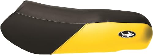 BlackTip Jetsports Vinyl Seat Cover Compatible with Kawasaki 1998-2003 ZXI 1100 Jet Ski (Yellow/Black)