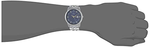 Titan Analog with Day and Date Blue Dial Stainless Steel Strap watch for Men-NS1774SM01 - Image 5