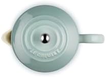 Le Creuset Stoneware French Press, 34 oz., Sea Salt - 3