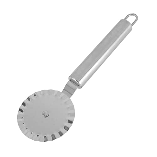 JECOMPRIS Pastry Ravioli Cutter with Stainless Steel Wheels for Effortless Pizza and Crust Slicing Kitchen Tool for Home Baking and Cooking